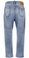 Blue Cotton Relaxed Fit Jeans 2