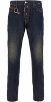 Blue Cotton Slim Fit Jeans 1