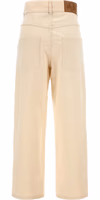 Beige Cotton Casual Pants 2