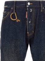 Blue Cotton Slim Fit Jeans 3
