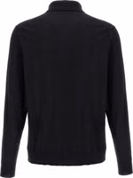 Black Wool Polo Shirt 2