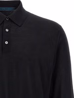 Black Wool Polo Shirt 3