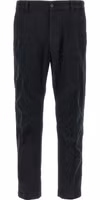 Black Cotton Chino Pants 1