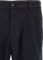 Black Cotton Chino Pants 3