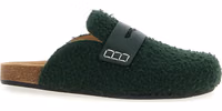 Bicolor Virgin Wool Slip-On Loafers 1