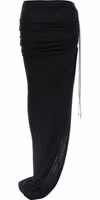 Black Wool Mini Skirt 2