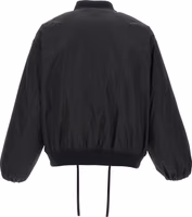 Black Polyester Bomber 2