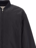 Black Polyester Bomber 3