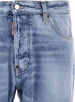 Blue Cotton Skinny Jeans 3