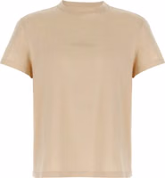 Beige Cotton T-Shirt 1