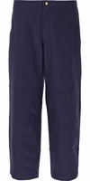 Blue Cotton Casual Pants 1