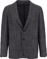 Gray Virgin Wool Blazer 1