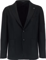 Black Virgin Wool Blazer 1