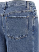 Blue Cotton High-Waisted Jean 4