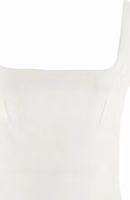 White Poplin Short Dress 3