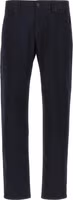 Blue Cotton Casual Pants 1