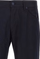 Blue Cotton Casual Pants 3