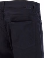 Blue Cotton Casual Pants 4