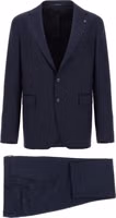 Blue Virgin Wool Two-Piece Suit 1