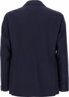 Blue Virgin Wool Two-Piece Suit 2