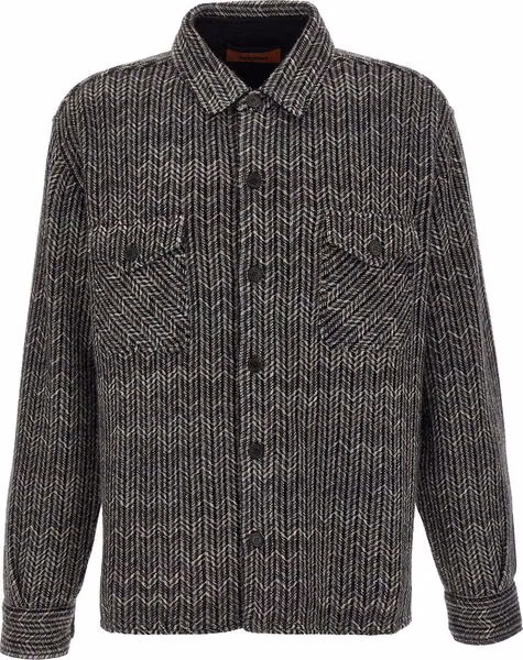 Gray Wool Blouse