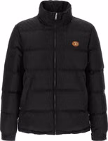 Black Polyamide Full-Length Jacket 2