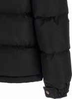 Black Polyamide Full-Length Jacket 5