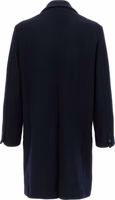 Black Virgin Wool Coat 2