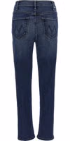 Blue Cotton Flared Jeans 2