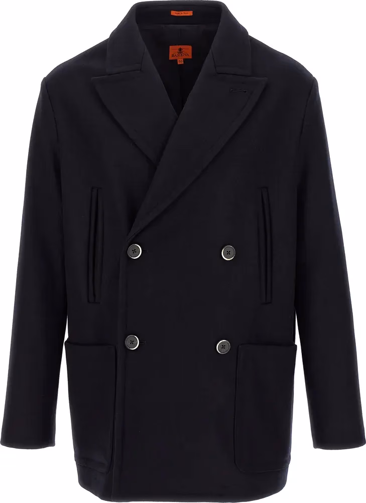 Blue Wool Coat