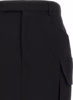Black Wool Midi Skirt 3
