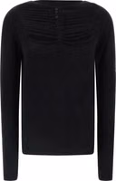 Black Wool Cardigan 1