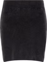 Black Cotton Long Skirt 2