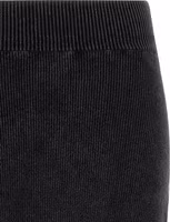 Black Cotton Long Skirt 3