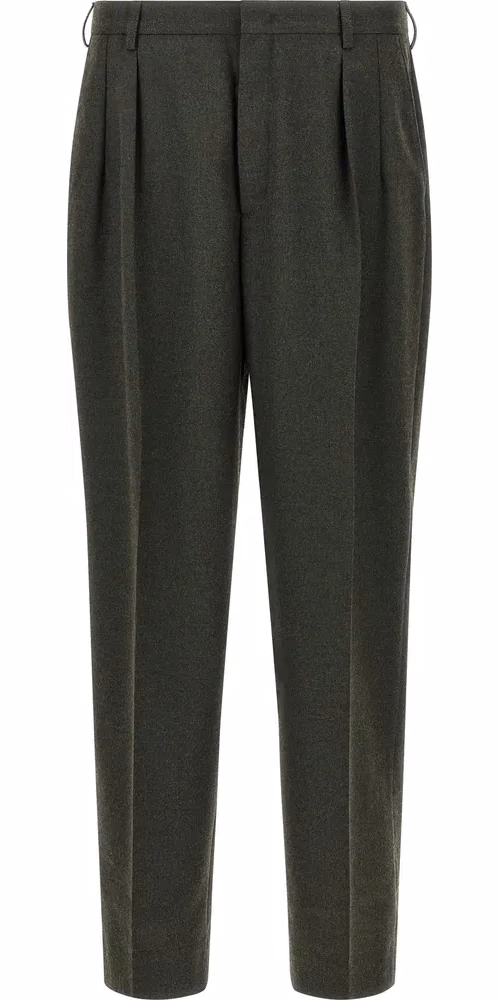 Bicolor Polyester Dress Pants