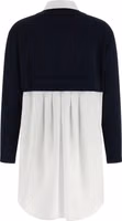 Blue Viscose Short Dress 2