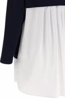 Blue Viscose Short Dress 4