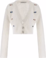 White Wool Cardigan 1