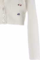 White Wool Cardigan 4
