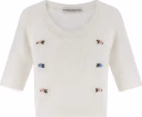 White Wool Cardigan 1