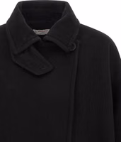 Black Virgin Wool Coat 3