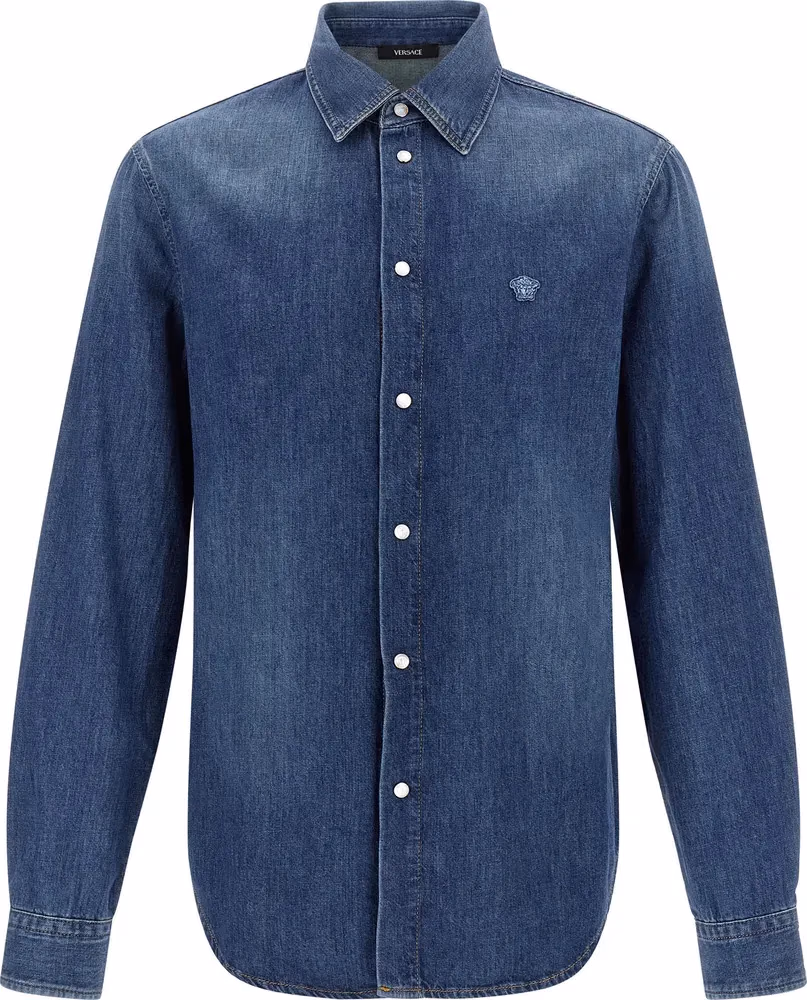 Blue Cotton Blouse