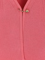 Fuchsia Viscose Cardigan 4