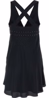 Black Acetate Short Dress 2