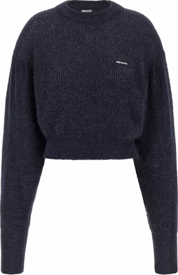 Blue Wool Cardigan
