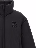 Black Polyester Full-Length Jacket 3