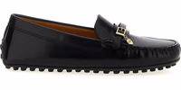 Black Calfskin Slip-On Loafers 1