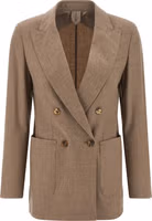 Beige Cashmere Blazer 1