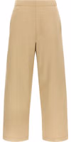Brown Silk Casual Pants 1