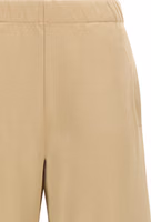Brown Silk Casual Pants 3